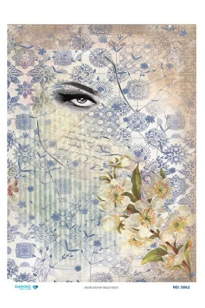 DERYA DESİNG ART ورق ديكوباج نحاسي مقاس 30 × 42 سم - DMND5062