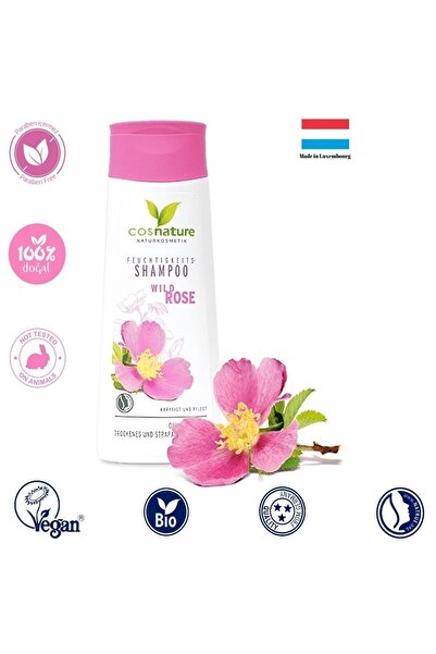 Cosnature شامبو مرطب بخلاصة الورد النباتي