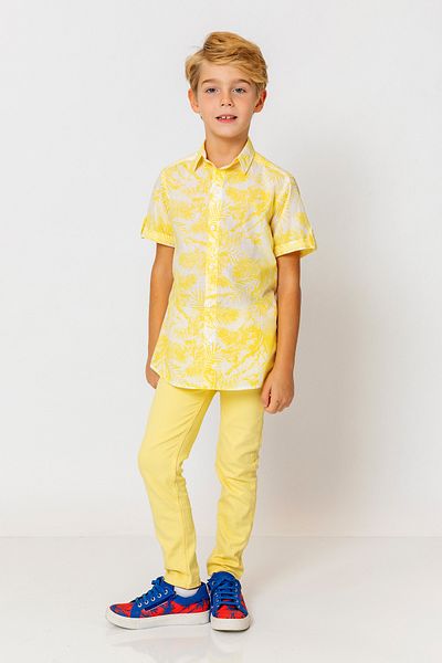 incity Boy's Short Sleeve Hawaiian Shirt