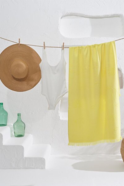 Homelover 100% Cotton Peshtemal Tassel Detail Beach Sea Towel Sunyse 70x150
