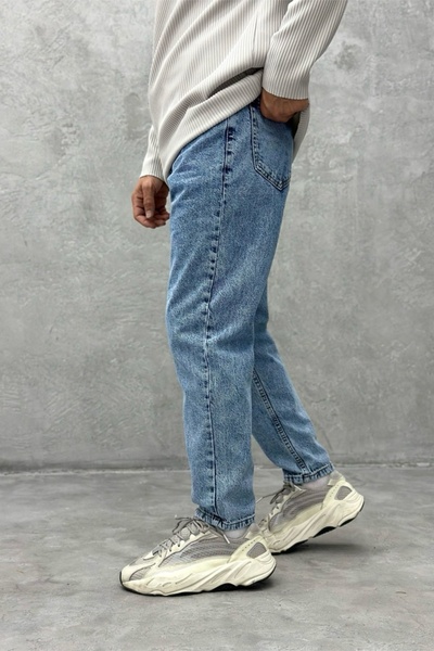 MADZEYMODA Ανδρικό μπλε τζιν Boyfriend