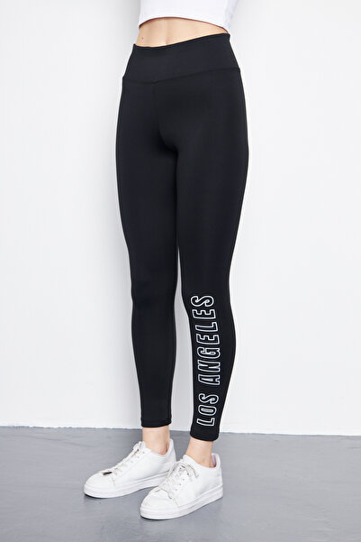 YHH Kids Κοριτσίστικο μακρύ καλσόν Εξαιρετικά ελαστικό εμπριμέ καλσόν μαύρο