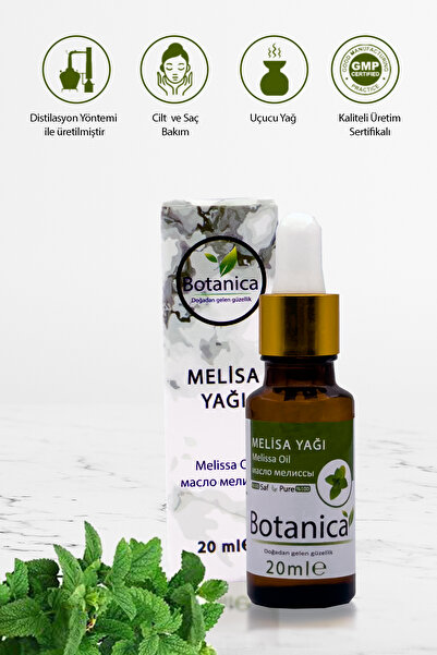 botanica زيت ميليسا أوفيسيناليس - 20 مل علاج عطري أساسي لتقوية الشعر