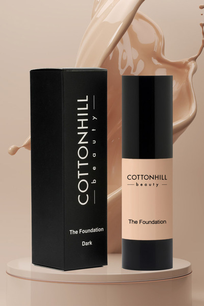 Cottonhill Beauty The Foundation - Kapatıcı Fondöten Dark 30 ml
