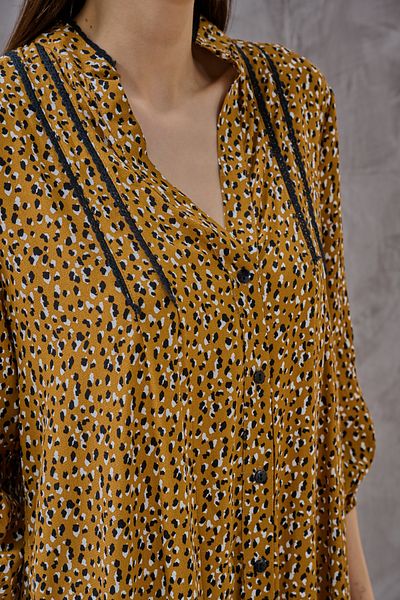 SHUGAA ROCHIE DE FEMEI LEOPARD CU Nasturi