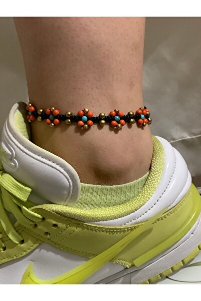 azra takı tasarım Handmade Blue, Elevator, Stringed Sea Star, Women's Anklets