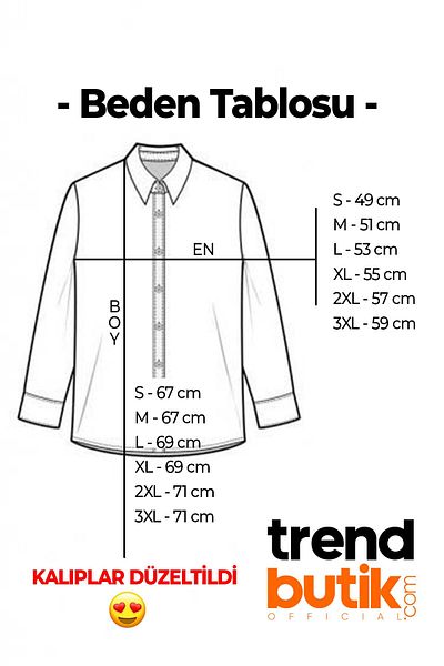 TRENDBUTİKOFFİCİAL Női krepp szövet színátmenetes ing