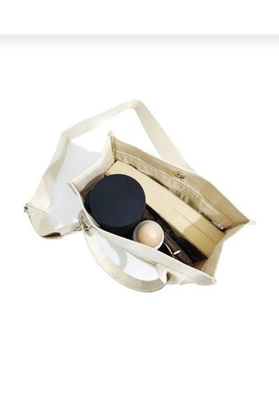 aklımdaki moda Organic Canvas Tote Bag Cream Medium Size 30x25 Tycav9qvpn169995633513341