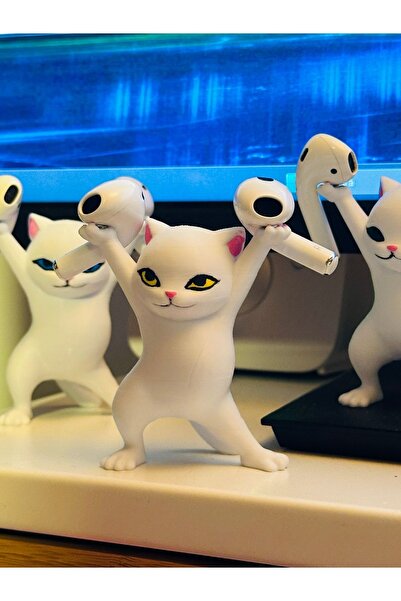 OKSCRAFT Magnetic Headphone Holder Cat - Fast Headphone Stand