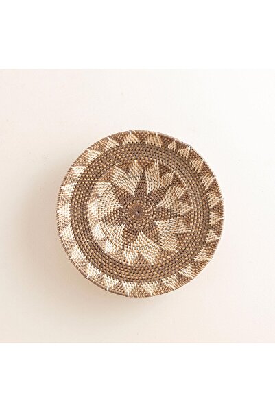 Chakra African Rattan Duvar Aksesuarı Brown Kahve