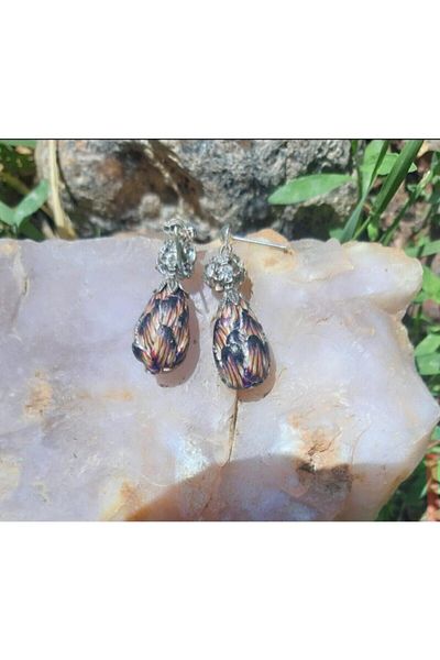 Dodemert Home Stainless Steel Polymer Clay Design Earrings