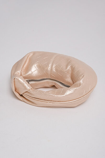 Çantacımstore Women's Mini Jordie Handbag Braided Gold Bttg