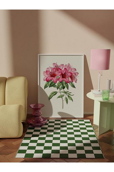 Postifull Pictură poster fără încadrare, poster de perete, imprimare artistică HD, Pivoine roz, Maximalist No:259