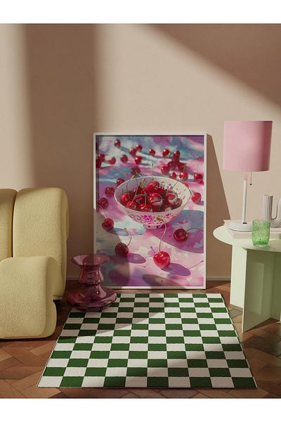 Postifull Frameless Poster Painting, Wall Poster, Artistic Hd Print, Cherry Dreams , Maximalist No:106