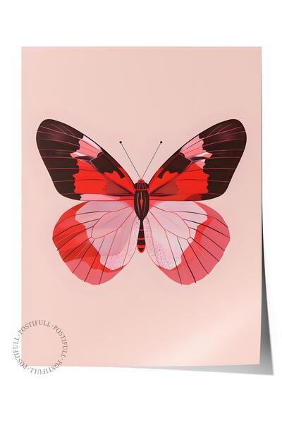 Postifull Çerçevesiz Poster Tablo, Duvar Posteri, Sanatsal Hd Baskı, Pembe Ka...