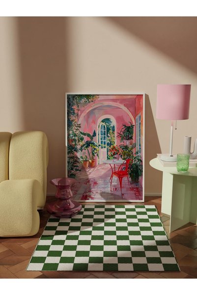 Postifull Çerçevesiz Poster Tablo, Duvar Posteri, Sanatsal Hd Baskı, Saklı Bahçe , Maximalist No:75