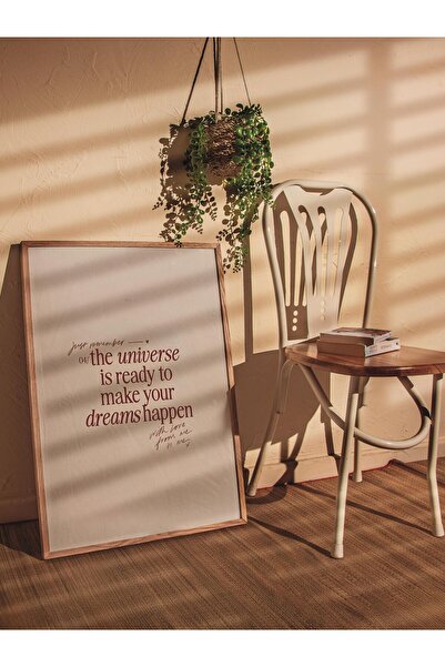 Postifull Çerçevesiz Poster Tablo, Duvar Posteri, Sanatsal Hd Baskı, Evrensel Rüya Yazısı , Maximalist No:52