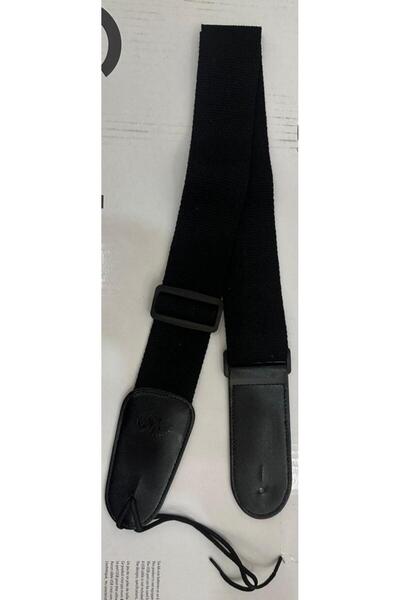 Segah Müzik SX ГІТАРНИЙ РЕМЕНЬ ЧОРНИЙ З МІЦНОЮ ШКІРЯНОЮ КІНЦІВКОЮ