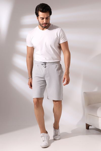 Endies Ανδρικό φαρδύ σορτς 20576 Grey Melange