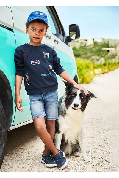 MAYORAL Pantaloni scurți din denim 5c pentru băiat 3261 Denim Blue