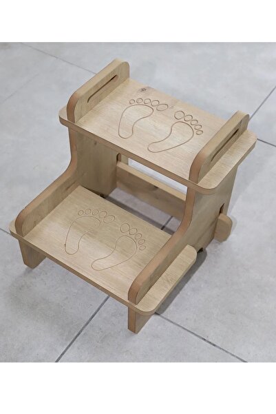 mayastyle Basamak Tabure Banyo Lavabo Merdiven Yükseltici Mdf Üründen Üretilm...