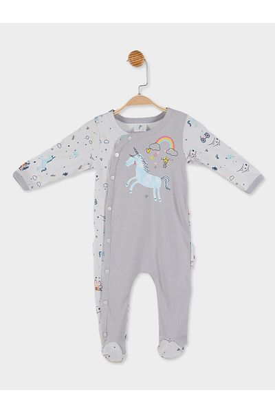 Panolino Baby Girl Long Sleeve Jumpsuit with Booties 20783