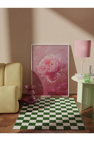 Postifull Pictură poster fără încadrare, poster de perete, imprimare artistică HD, Rapsodia trandafirului roz, Maximalist No:66