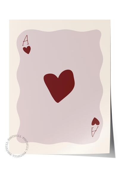 Postifull Çerçevesiz Poster Tablo, Duvar Posteri, Sanatsal Hd Baskı, Aşkın As...