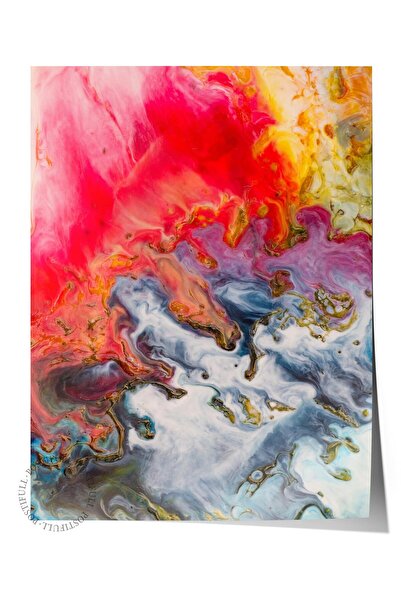 Postifull Çerçevesiz Poster Tablo, Duvar Posteri, Sanatsal Hd Baskı, Renk Pat...