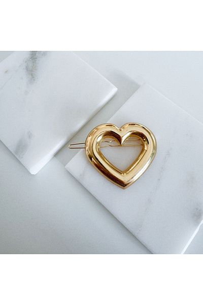 CHARMLUCKY Heart Metal Buckle