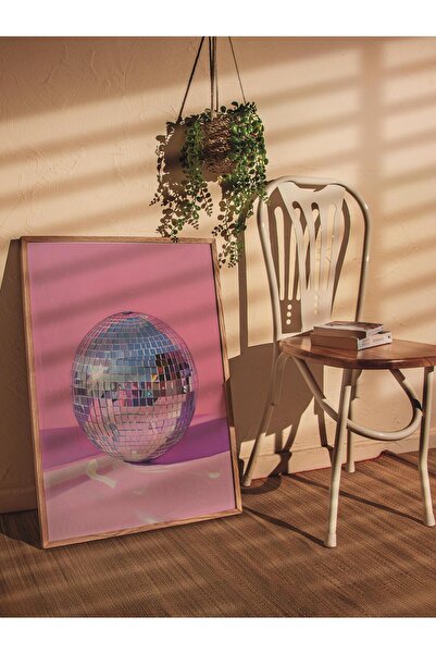 Postifull Çerçevesiz Poster Tablo, Duvar Posteri, Sanatsal Baskı, Mor Işıltıların Balosu , Maximalist No:56