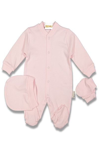 Necix Baby Girl Jumpsuit with Gloves