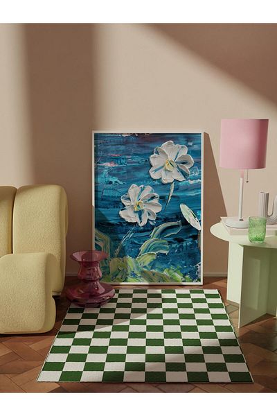 Postifull Frameless Poster Painting, Wall Poster, Art Print, Reflections on Water , Maximalist No:196