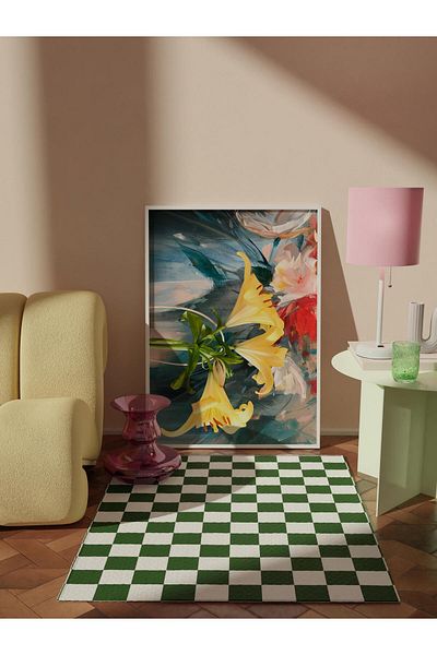 Postifull Pictură poster fără încadrare, poster de perete, imprimare HD, sub stelele tropicale, maximalist nr:216