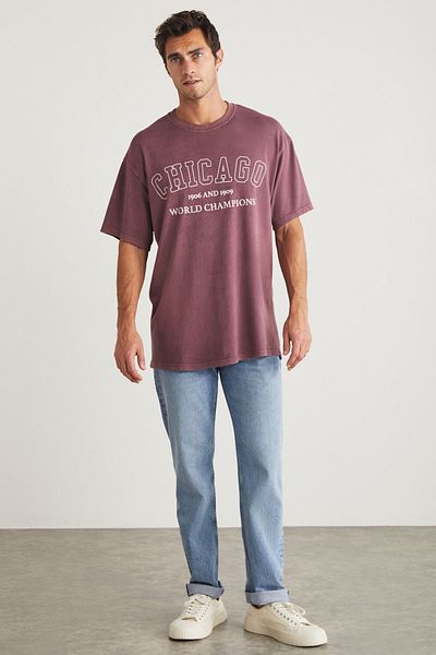 GRIMELANGE Vincette Relaxed Purple T-shirt