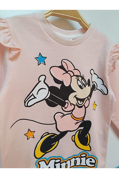 Minnie Mouse طقم بناتي مرخص مكون من قطعتين 22114
