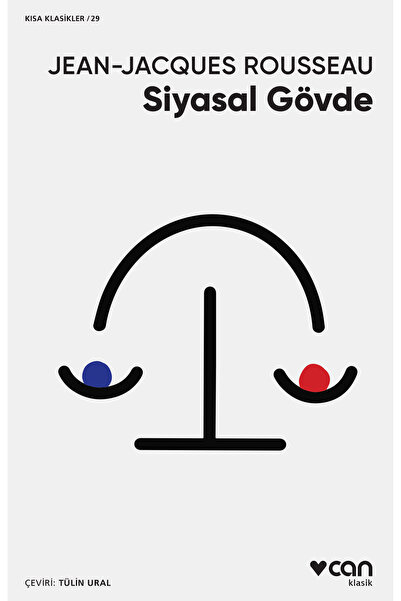 CAN Siyasal Gövde Jean Jacques Rousseau Kitabı 96 Sayfa