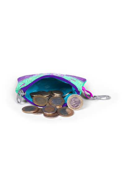 Coral High Geantă pentru monede pentru copii cu model unicorn violet - 21869