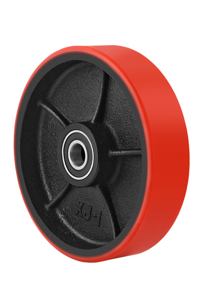 BlackBird Home Transpalet Tekeri Poliüretan Kaplama Rulmanlı 180x50 Kırmızı 1 Adet