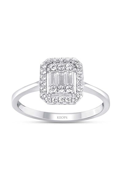 Keops Pırlanta 0.31 Karat Baget Pırlanta Yüzük