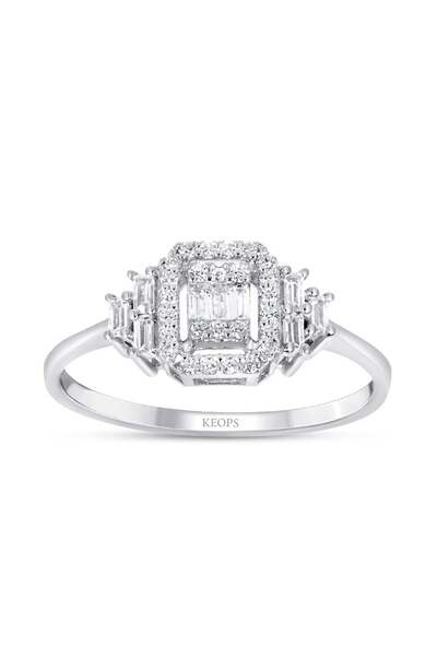 Keops Pırlanta 0.28 Karat Baget Pırlanta Yüzük