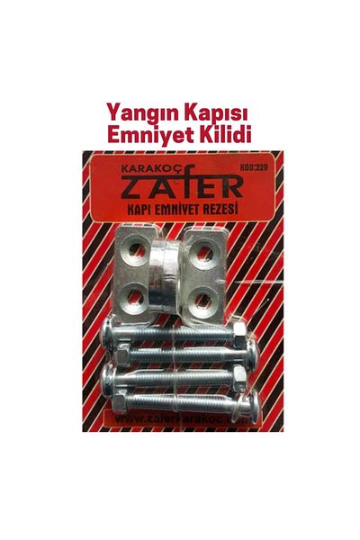 Zafer Gray Fire Door Safety Shaft