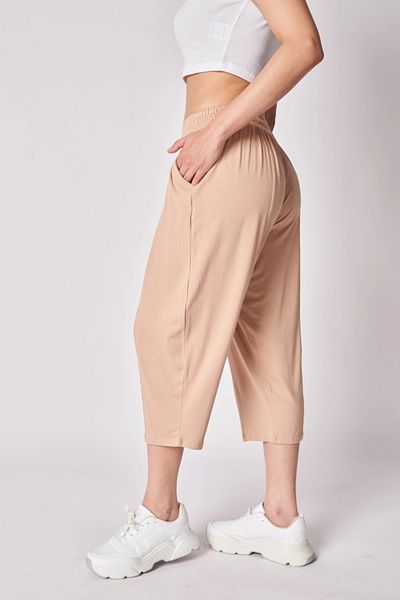 defys Pantaloni Shalwar de damă cu cusături elastice în talie