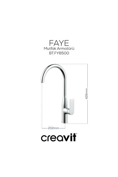 Creavit Faye Luxury Sink Kitchen Fixture