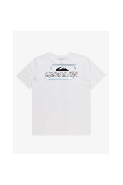 Quiksilver Ανδρικό T-shirt Line By Line Λευκό-10-