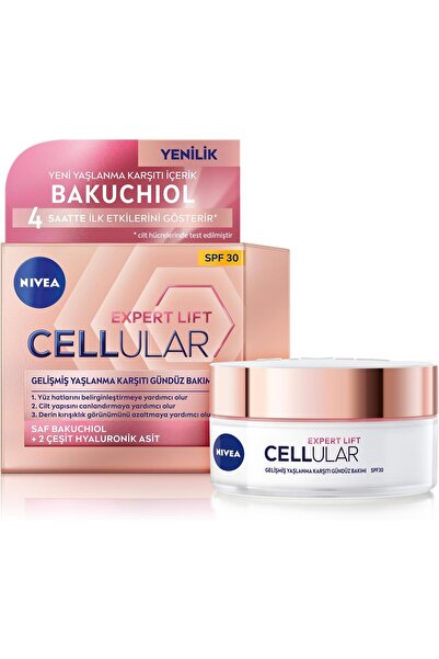 NIVEA Cellular Expert Lift Doğal Retinol Alternatifi Saf Bakuchiol Ve Hyaluronik Asit Içeren Kırışık