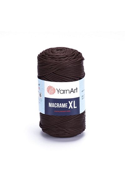Yarnart Macrame Xl - Μακραμέ Χέρι Πλεκτό Νήμα Σκούρο Καφέ-157