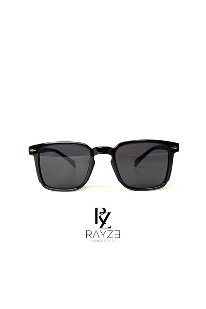 X RAYZEN RAYZE نظارة شمسية سوداء للجنسين - تصميم مالك الأسلوب