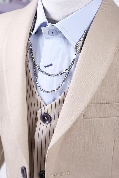 Doctor junior Boy&#39;s Striped Suit Three Piece