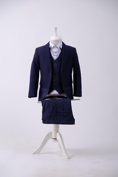 Doctor junior Boy&#39;s Striped Suit Three Piece